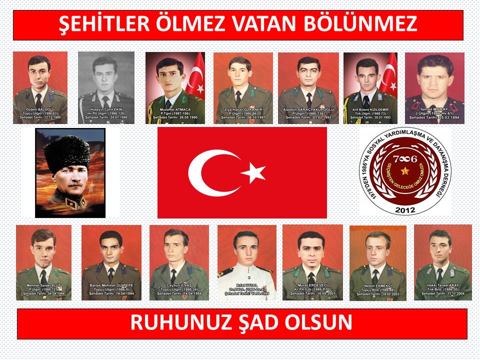 78den 86ya Haber: ŞEHİT ANMA ETKİNLİKLERİ